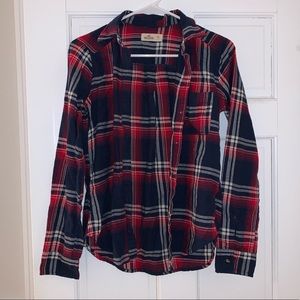 Red/Navy Flannel
